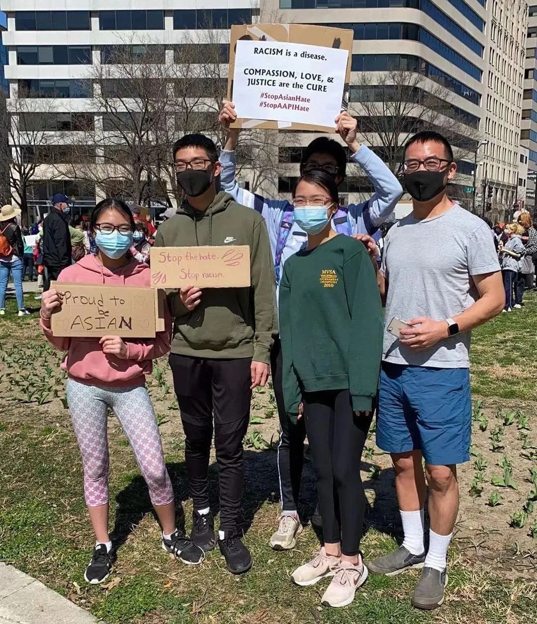 支持亚裔，反对仇恨！全美各地大集会 (图片+视频）
