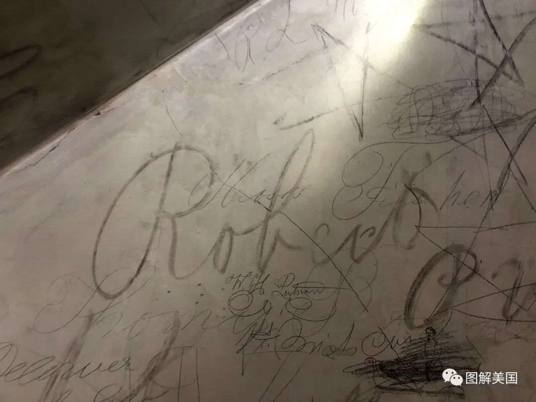 在华盛顿西郊的涂鸦博物馆，历史保留了最初的样子